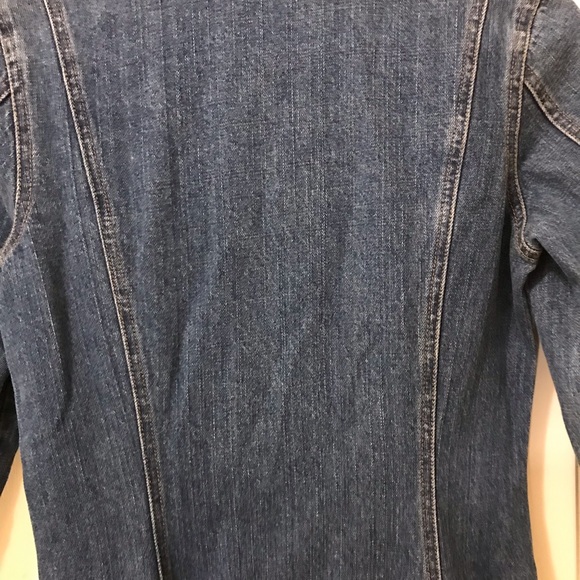 Vintage Jeanology Maxi Denim Dress Size  Small Gently used Buttons up Size 6P - Picture 5 of 12